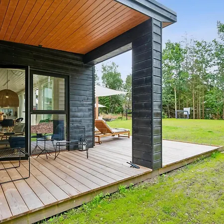 Beautiful Newly Built House By Boeslum 度假居 埃贝尔托夫特